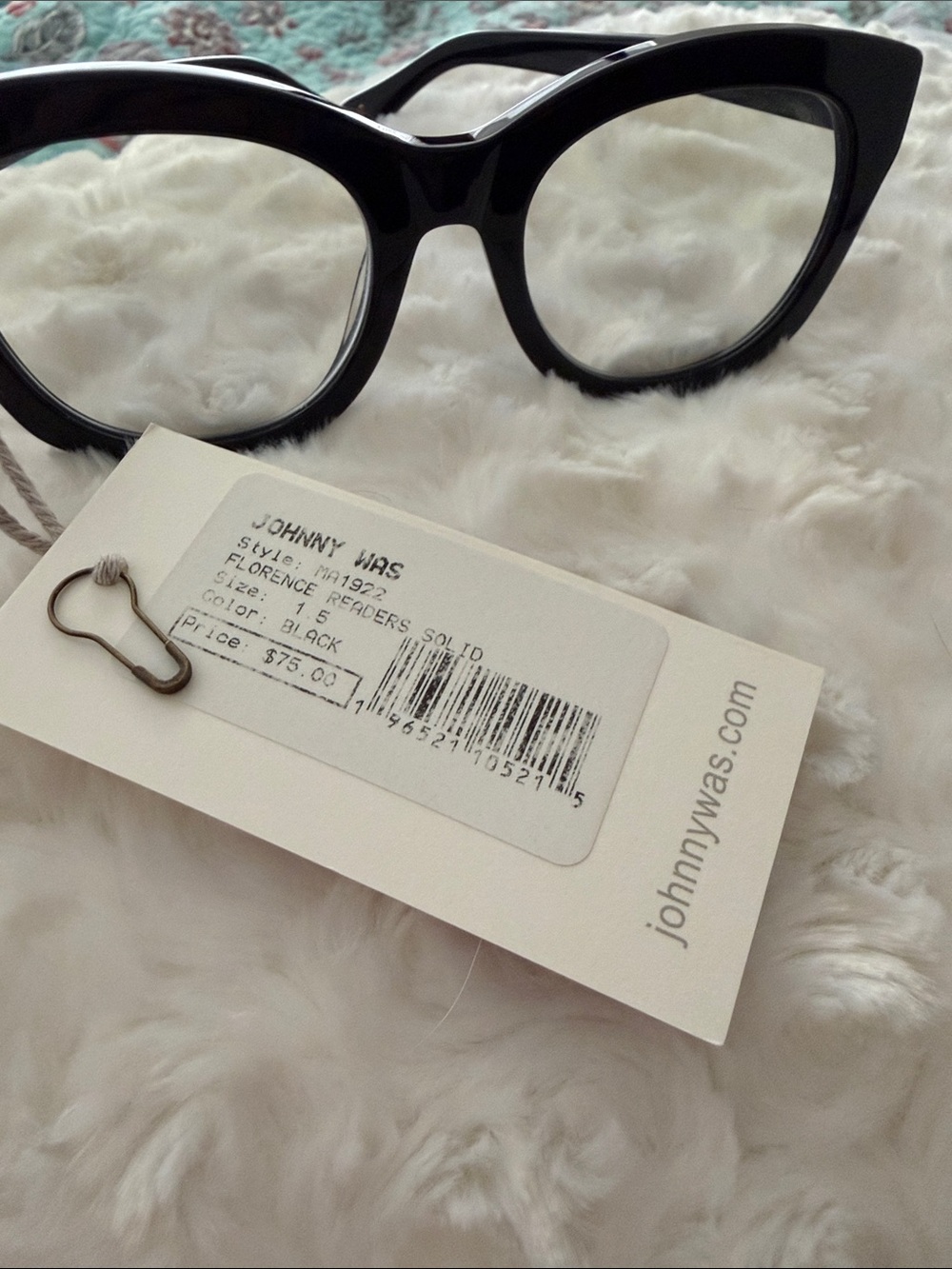 NWT Johnny Was Florence Readers in Black 1.50 - Picture 4 of 7
